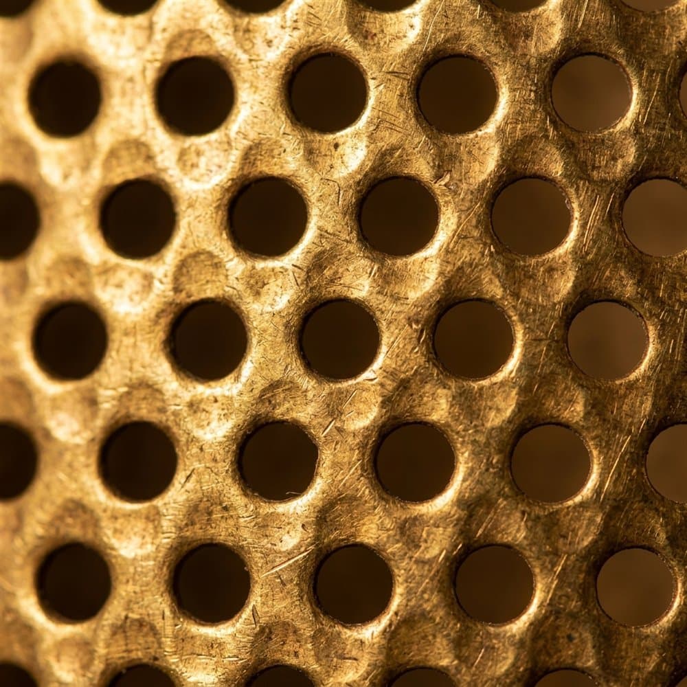 Hand-beaten Brass — material detail
